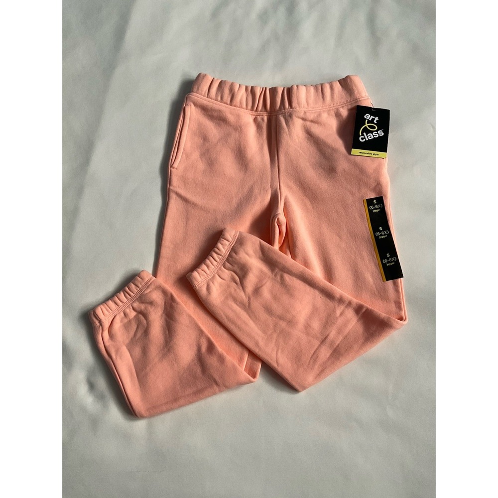 Art Class  Peach‎ Sorbet Color Boys Joggers  Sweatpants Size S 6-6X